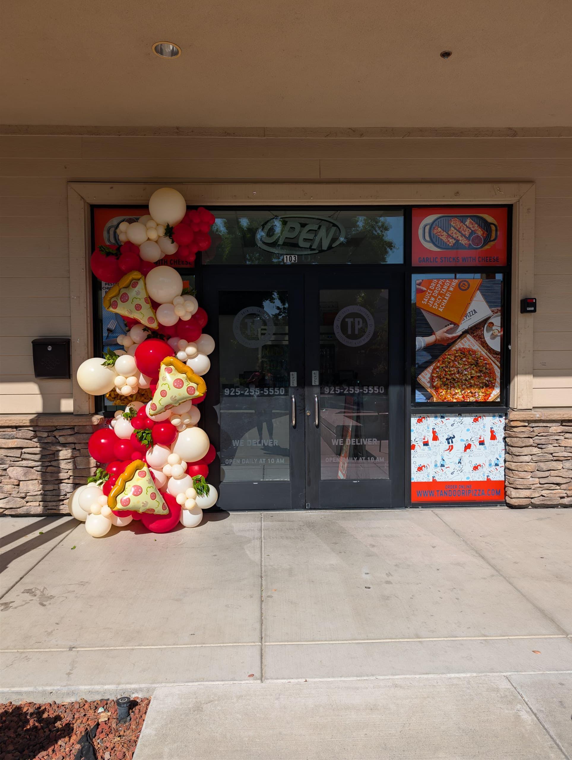 Tandoori pizza themed birthday celebration